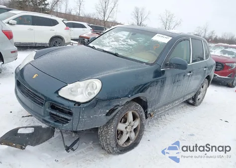 2004 Porsche Cayenne S z USA, uszkodzony, nr VIN WP1AB29P34LA74025